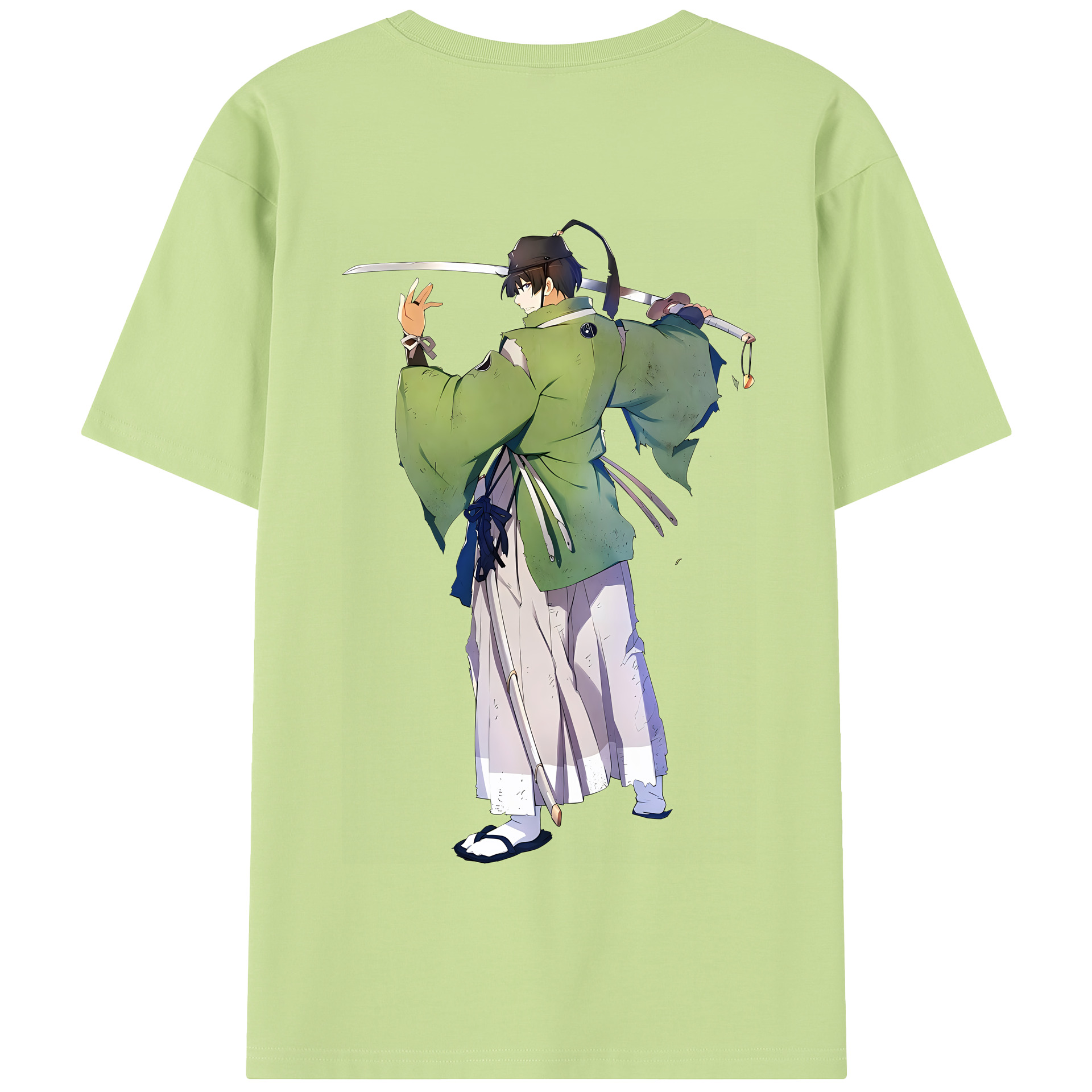 （画像用） 刀剣乱舞 Touken Ranbu 綿100％半袖Tシャツ（背面プリント）